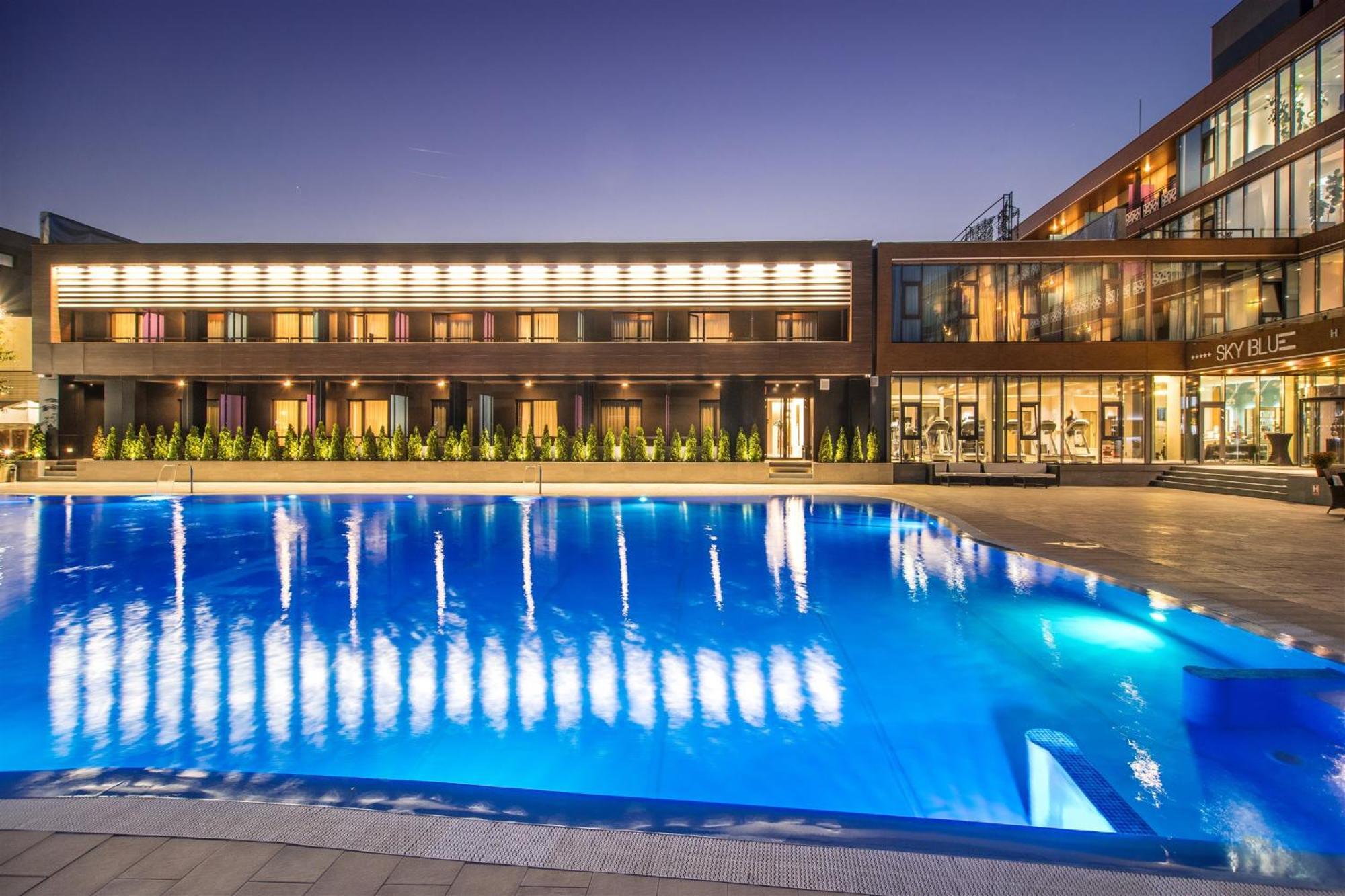 Sky Blue Hotel & Spa Paulesti  ภายนอก รูปภาพ